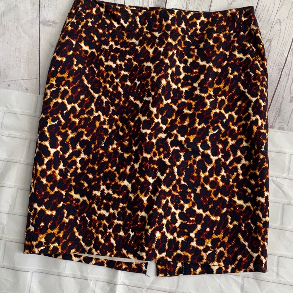 Merona Leopard print pencil skirt